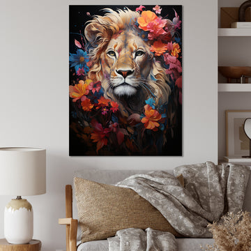 Lion Mystical Domain Fantasy - Lion Canvas Wall Art